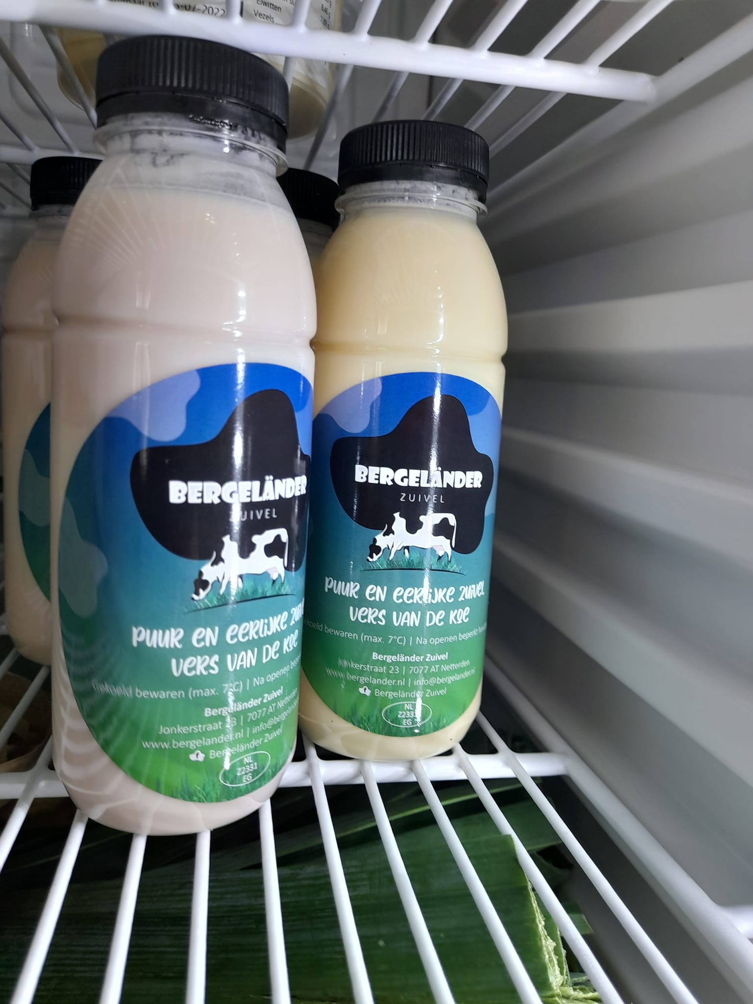 Bergelander Zuivel verse drink zuivel bij Lensink Aardappelen Aalten.